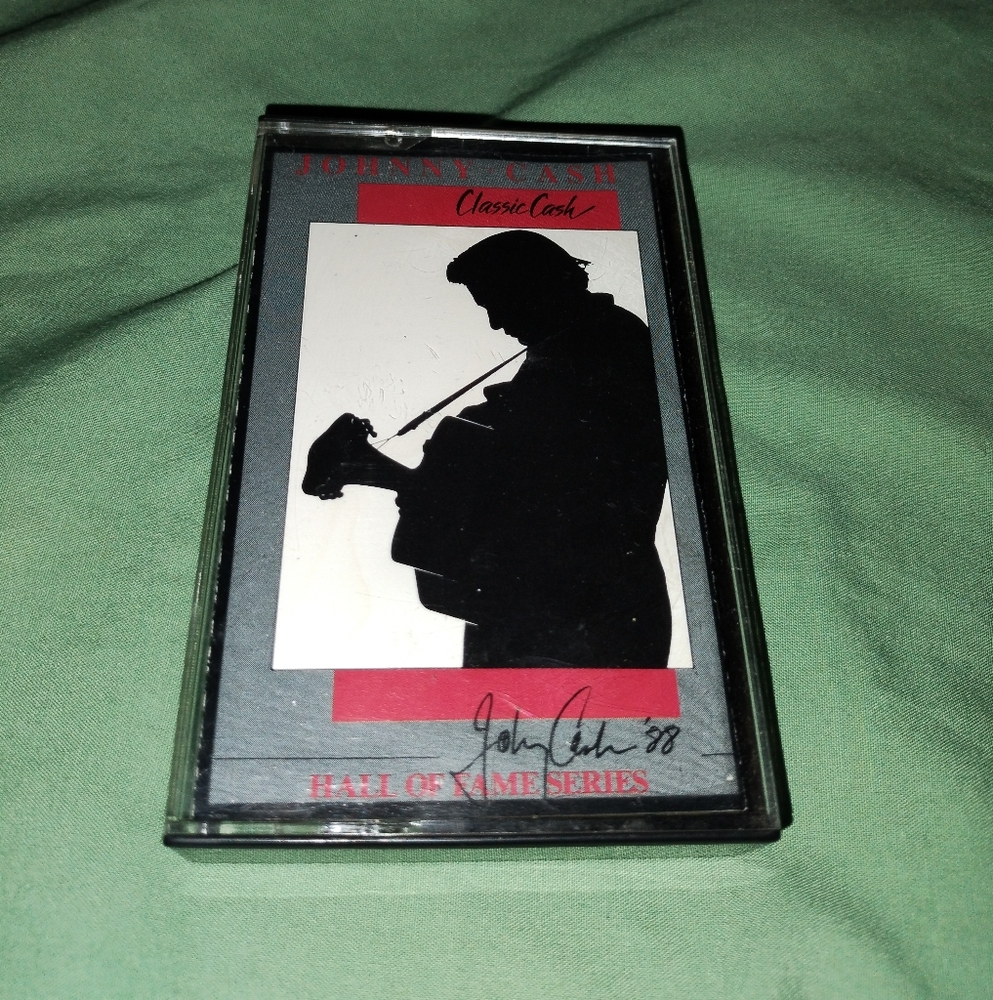Vintage Johnny Cash Hall Of Fame Series Music Cassette Tape 1988 Polygram Record